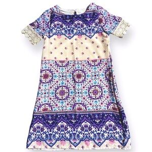 Kids Girl Clothes Size 6 / 6x RARE EDITIONS Ankle Length Dress Floral Print NEW